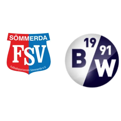 (E) FSV Sömmerda <span class="nowrap bold mx-1">2 : 1</span> SV BW 91 Bad Frank.