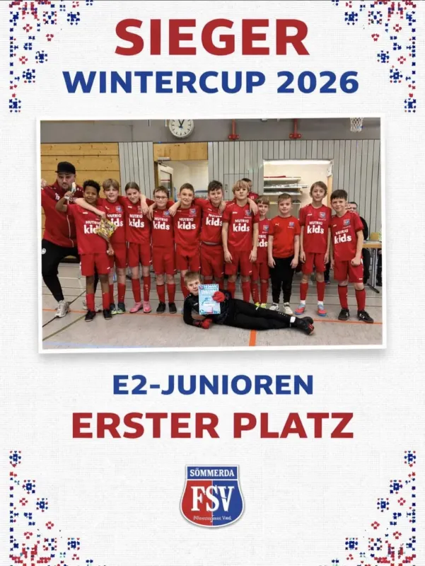 E-Junioren werden Turniersieger beim FSV Wintercup 2026