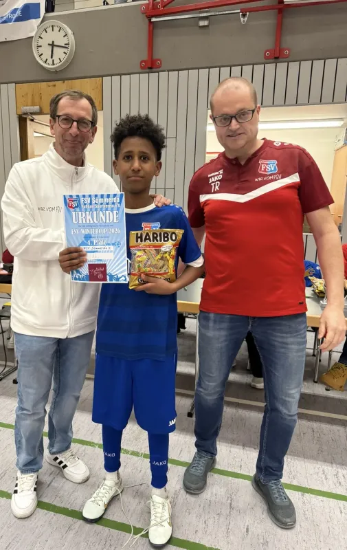 D1-Junioren belegten Platz 4 und 9 beim FSV Wintercup 2026